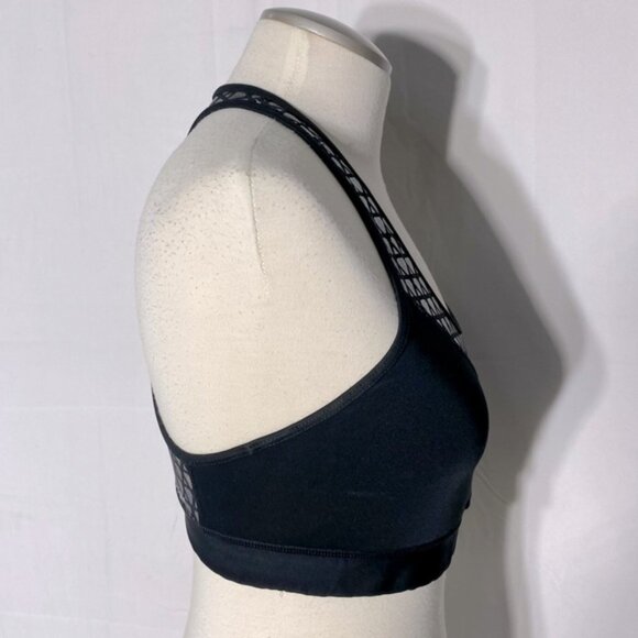 Adidas Climalite Black Sports Bra With Hologram Detail M - Picture 4 of 10